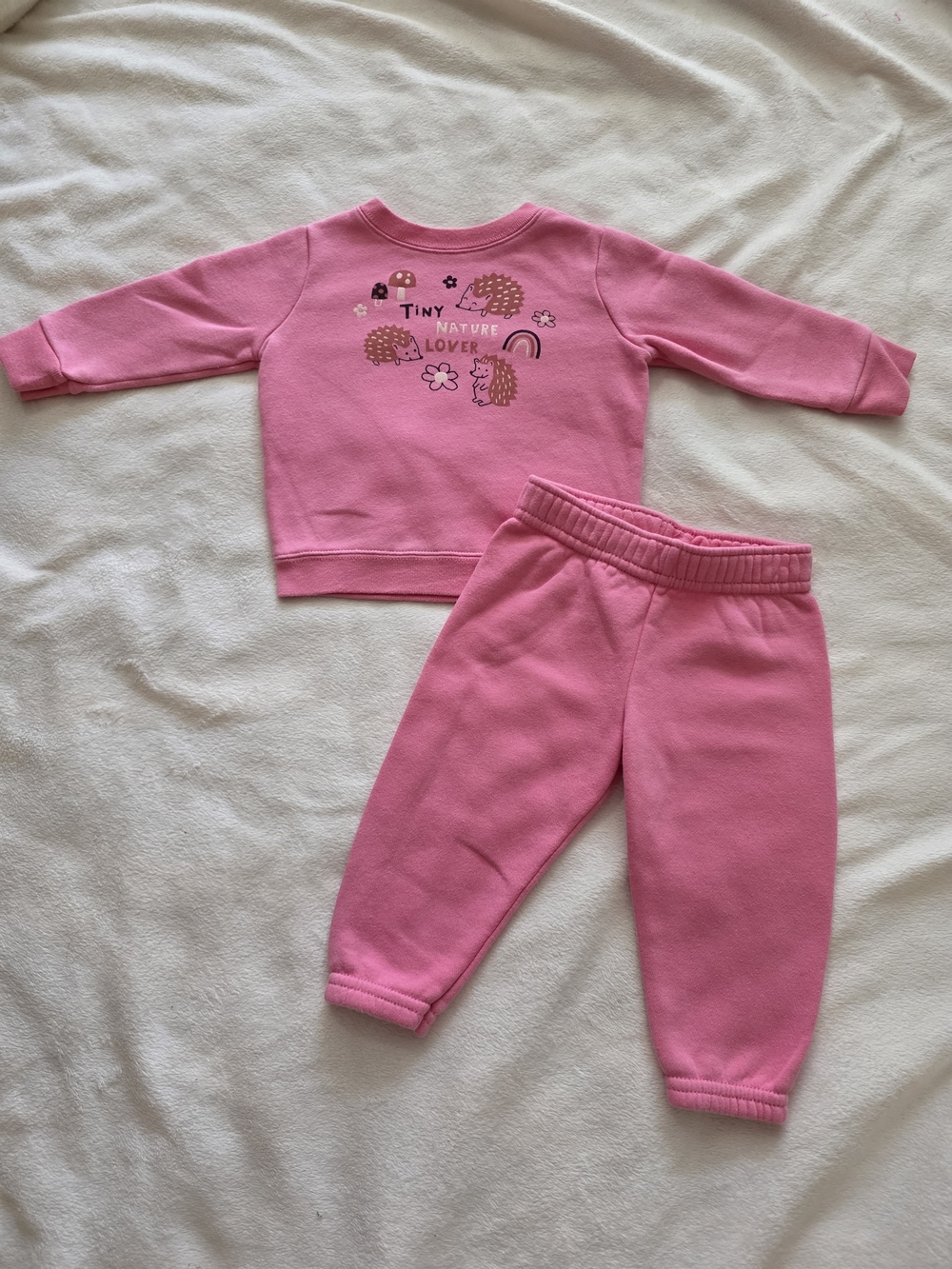 Garanimals Pink Cozy Sweatshirt & Jogger Set